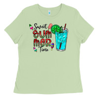 Matcha sweet summer time Ladies Tee - CowhideDigitalArt