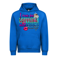 Cobalt I run on caffeine and kisses Urban Hoodie - FaDigitalArtStudio