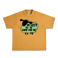 Peanut Butter he left the 99 to come for me Urban Heavy Tee - MaliasSmallBusiness
