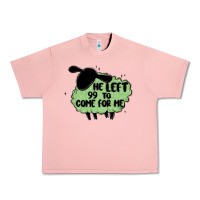 Salmon he left the 99 to come for me Urban Heavy Tee - MaliasSmallBusiness