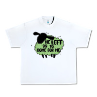 White he left the 99 to come for me Urban Heavy Tee - MaliasSmallBusiness