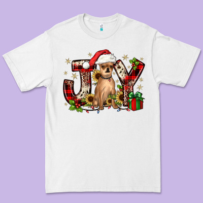 Christmas Joy Chihuahua Premium Tee Designed By Jahusdesignshop