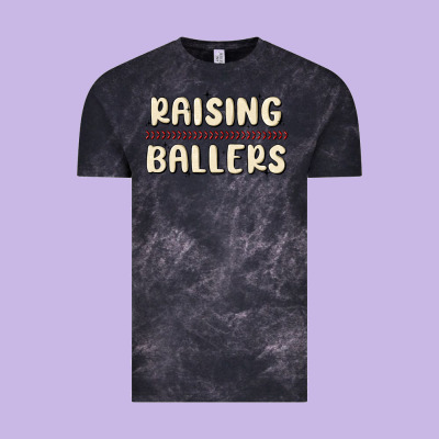 Raising Ballers Vintage Tee Designed By Maliassmallbusiness