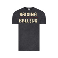 Vintage Black raising ballers Vintage Tee - MaliasSmallBusiness