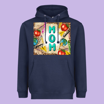 Teacher Mom Mother's Day Heavyweight Hoodie Designed By Tumblerdesignbyshophia