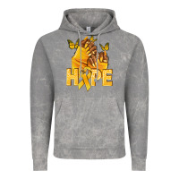 Cloud Rock hope yellowribbonchildhood cancer nails Vintage Hoodie - NancyCooperArtShop