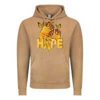 Vintage Camel hope yellowribbonchildhood cancer nails Vintage Hoodie - NancyCooperArtShop