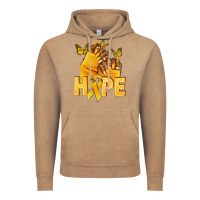Vintage Coffee hope yellowribbonchildhood cancer nails Vintage Hoodie - NancyCooperArtShop