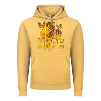 Hope Yellowribbonchildhood Cancer Nails Vintage Hoodie | Teevron