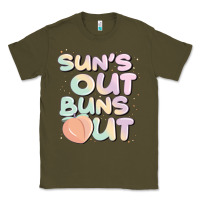 Army Green sun's out buns out Classic Tee - JahusDesignShop