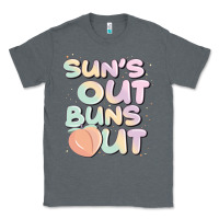 Charcoal Heather sun's out buns out Classic Tee - JahusDesignShop