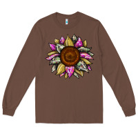 Chestnut sunflower camouflage Long Sleeve Tee - JahusDesignShop