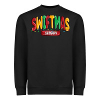 Black swiftmas season Heavyweight Sweatshirt - MaliasSmallBusiness