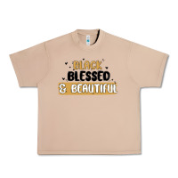 Burro black blessed & beautiful Urban Heavy Tee - MaliasSmallBusiness