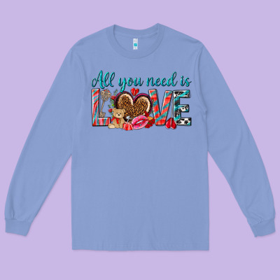 All You Need Is Love Long Sleeve Tee Designed By Nancycooperartshop