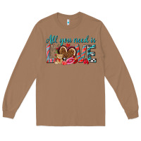 Toasted Coconut all you need is love Long Sleeve Tee - NancyCooperArtShop