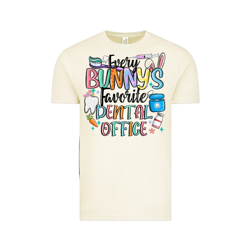 Every Bunnys Favorite Dental Office Vintage Tee by MaliasSmallBusiness | Teevron