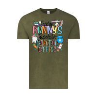 Vintage Olive every bunnys favorite dental office Vintage Tee - MaliasSmallBusiness