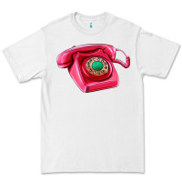 White pink telephone Premium Tee - AdoDesignShop