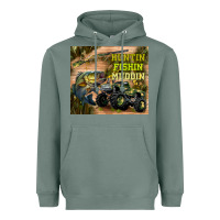 Sage huntin fishin muddin Heavyweight Hoodie - TumblerDesignByShophia