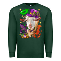 Sports Green Mardi Gras Goat Premium Sweatshirt - HowdyJamesFarm