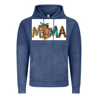 Vintage Denim Western Cow Red Angus Mama Vintage Hoodie - LillyAllenDesigns