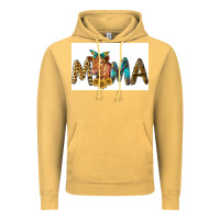 Vintage Mustard Western Cow Red Angus Mama Vintage Hoodie - LillyAllenDesigns