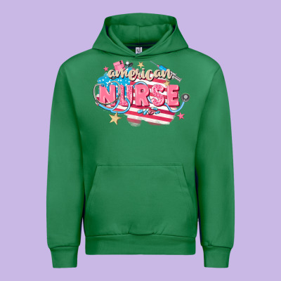 American Nurse Urban Hoodie Designed By Fadigitalartstudio