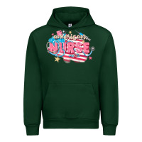 Forest Green American Nurse Urban Hoodie - FaDigitalArtStudio