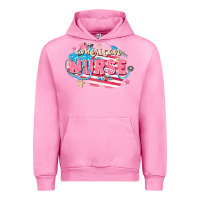 Fuchsia Pink American Nurse Urban Hoodie - FaDigitalArtStudio