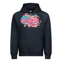 Navy American Nurse Urban Hoodie - FaDigitalArtStudio