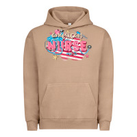 Pigment Burro American Nurse Urban Hoodie - FaDigitalArtStudio
