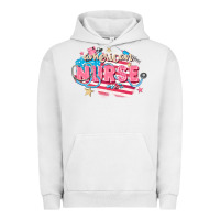 Pigment Lunar Rock American Nurse Urban Hoodie - FaDigitalArtStudio