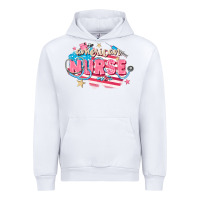 White American Nurse Urban Hoodie - FaDigitalArtStudio