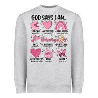 Heather Grey funny valentines Heavyweight Sweatshirt - MaliasSmallBusiness