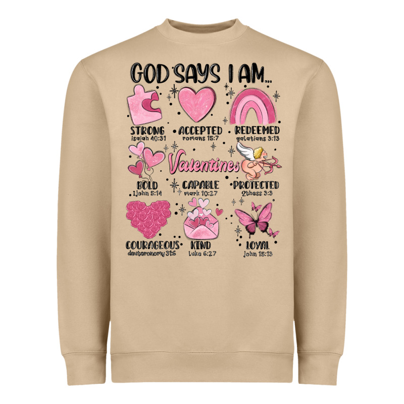 Funny Valentines Heavyweight Sweatshirt by MaliasSmallBusiness | Teevron