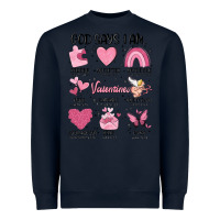Navy funny valentines Heavyweight Sweatshirt - MaliasSmallBusiness