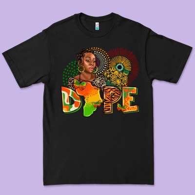 Dope Juneteenth Premium Tee Designed By Adodesignshop