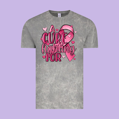 A Cure Fighting For Vintage Tee Designed By Maliassmallbusiness