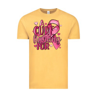 Vintage Mustard a cure fighting for Vintage Tee - MaliasSmallBusiness