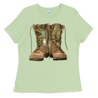 Matcha soldier boots Ladies Tee - RanaPortraitStore