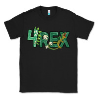 Black four rex Classic Tee - MaliasSmallBusiness