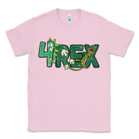Bubblegum Pink four rex Classic Tee - MaliasSmallBusiness