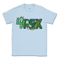 Dusty Blue four rex Classic Tee - MaliasSmallBusiness