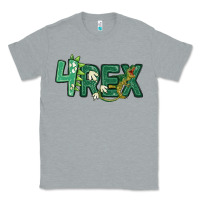 Heather Grey four rex Classic Tee - MaliasSmallBusiness