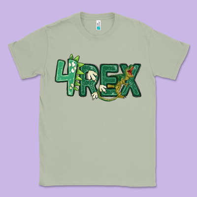 Four Rex Classic Tee Designed By Maliassmallbusiness