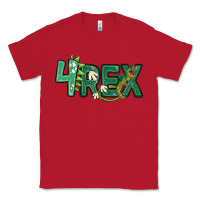 Red four rex Classic Tee - MaliasSmallBusiness