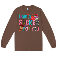 Chestnut i am a sucker for you Long Sleeve Tee - NancyCooperArtShop