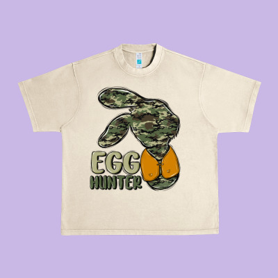 Egg Hunter Urban Heavy Tee Designed By Maliassmallbusiness