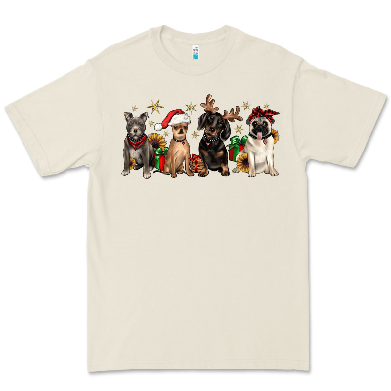 Christmas Chihuahua Pitbull Pug Dachshund Premium Tee by JahusDesignShop | Teevron